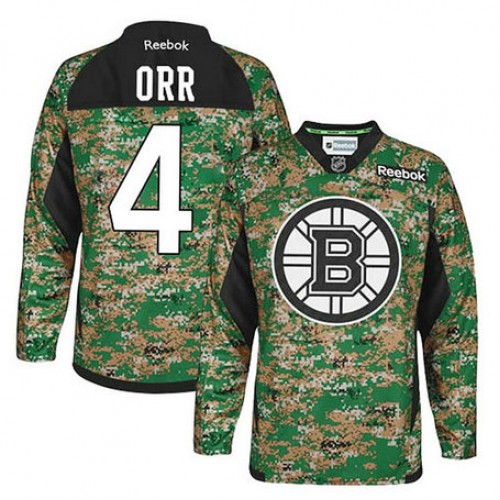 Bobby Orr #4 Camo Veteran's Day Jersey