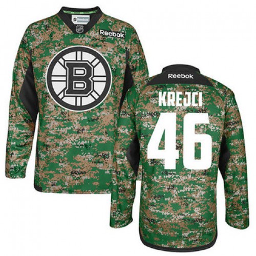 David Krejci #46 Camo Veteran's Day Jersey