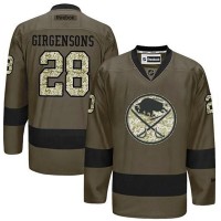 Zemgus Girgensons #28 Green Camo Player Jersey