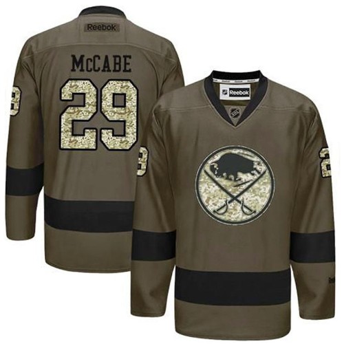 Jake McCabe #29 Green Camo Player Jersey