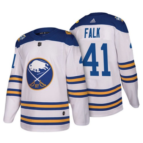 #41 Justin Falk White 2018 Winter Classic Authentic Jersey