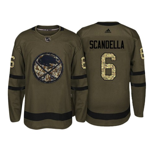 #6 Marco Scandella Camo Salute To Service Jersey