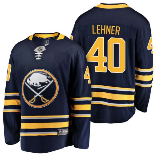 #40 Breakaway Player Robin Lehner Jersey Navy