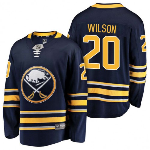 #20 Breakaway Player Scott Wilson Home Jersey Navy