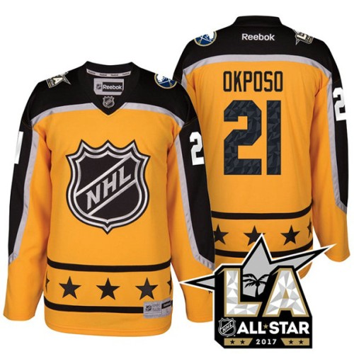 Kyle Okposo #21 Yellow La Kings All Star Jersey