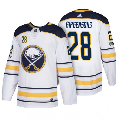 #28 Zemgus Girgensons White 2018 New Season Team Road Jersey