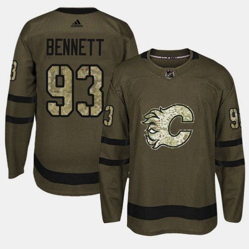 #93 Camo Salute To Service Sam Bennett Jersey