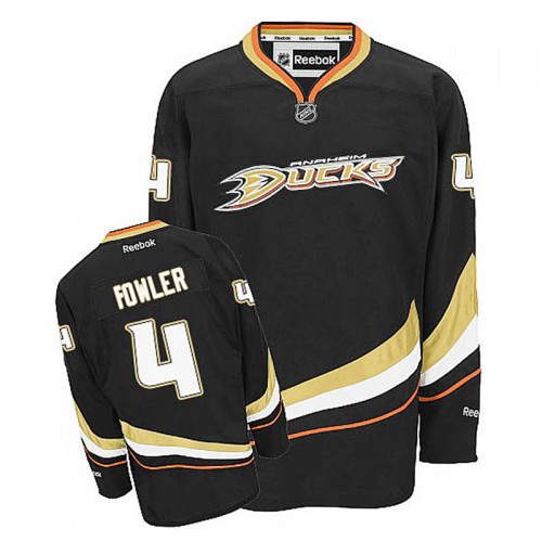 Cam Fowler #4 Black Home Jersey