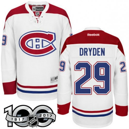 #29 Ken Dryden White 100 Greatest Player Jersey