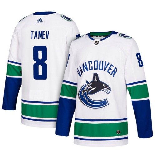 #8 Christopher Tanev White Away Jersey