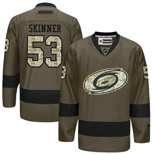 Jeff Skinner #53 Green Camo Player Jersey