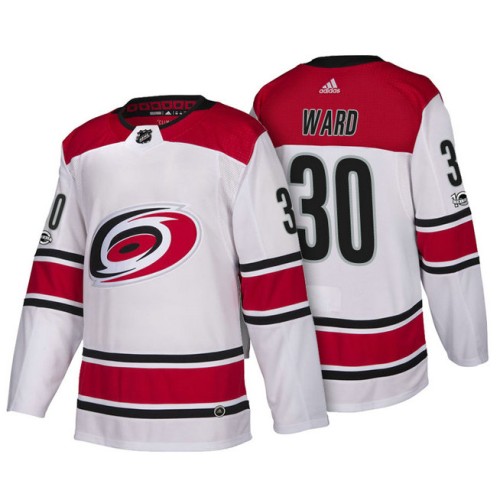 #30 Cam Ward White 2018 New Season Team Road Jersey