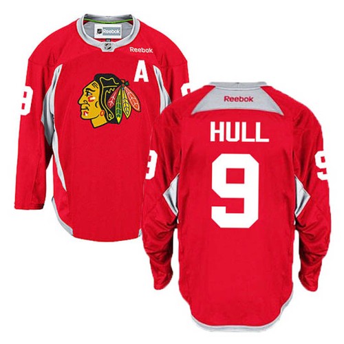 Bobby Hull #9 Red Practice Jersey