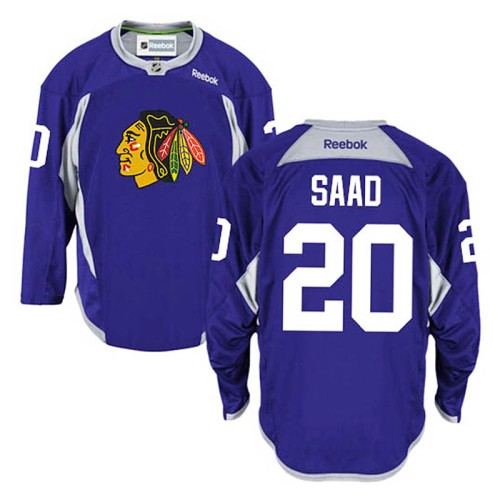 Brandon Saad #20 Purple Practice Jersey