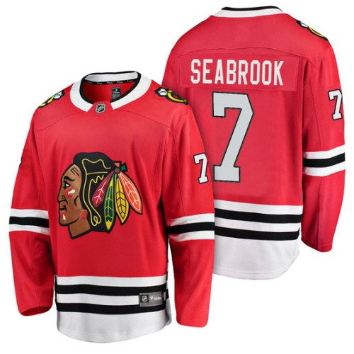 #7 Breakaway Player Brent Seabrook Jersey Red