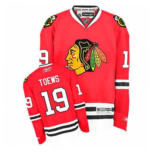 Jonathan Toews #19 Red Home Jersey