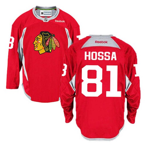 Marian Hossa #81 Red Practice Jersey