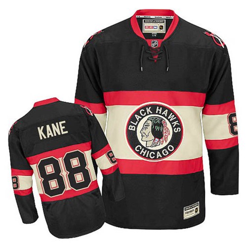 Patrick Kane #88 Black Alternate Jersey