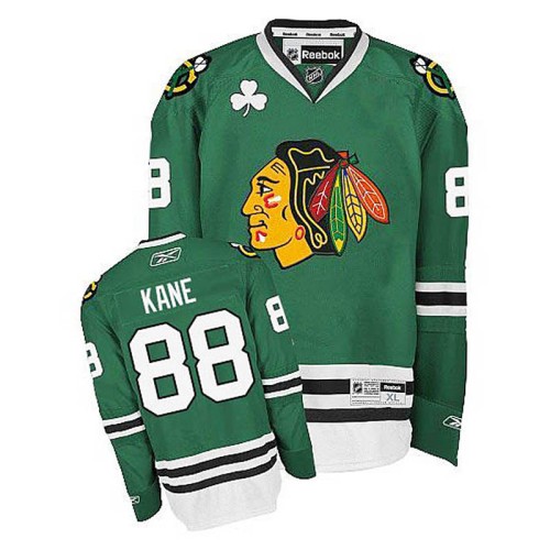 Patrick Kane #88 Green Premier Jersey