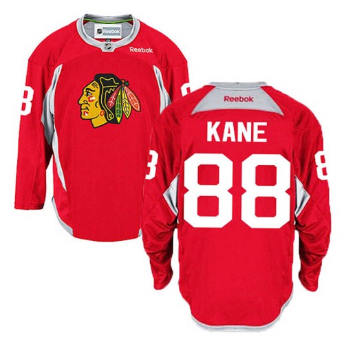 Patrick Kane #88 Red Practice Jersey
