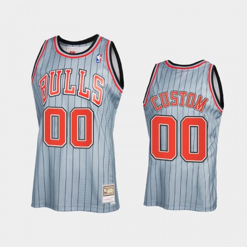 Custom Men #00 2021 Reload 2.0 Vintage Gray Jersey