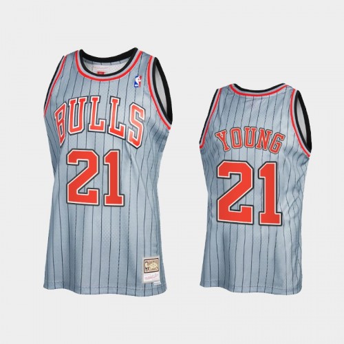 Thaddeus Young Men #21 2021 Reload 2.0 Vintage Gray Jersey