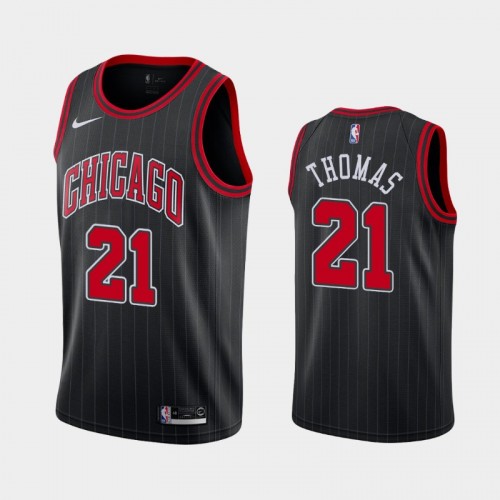 Chicago Bulls Matt Thomas 2021-22 Statement Edition Black Jersey