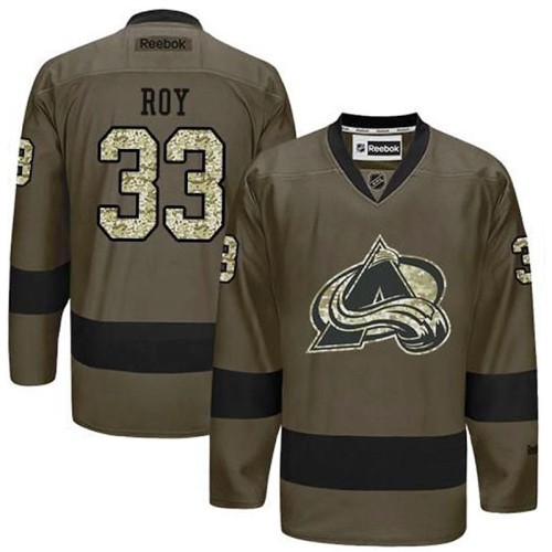 Patrick Roy #33 Green Camo Player Jersey