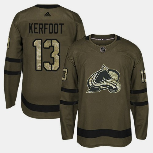 #13 Camo Salute To Service Alexander Kerfoot Jersey