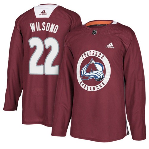 #22 Maroon New Season Practice Colin Wilson Jersey