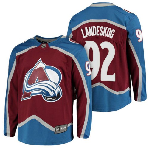 #92 Breakaway Fanatics branded Gabriel Landeskog Jersey Burgundy