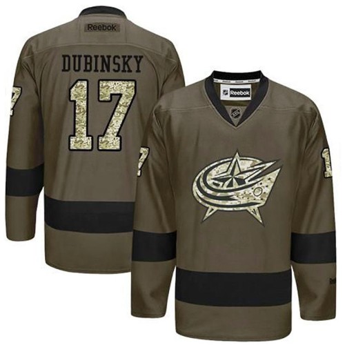 Brandon Dubinsky #17 Green Camo Player Jersey