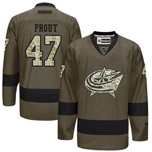 Dalton Prout #47 Green Camo Player Jersey