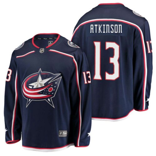 #13 Breakaway Player Home Cam Atkinson Jersey Navy