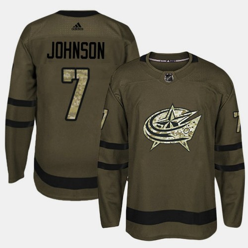 #7 Camo Salute To Service Jack Johnson Jersey