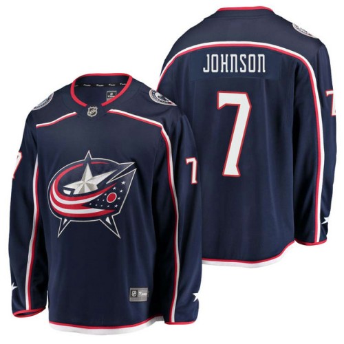 #7 Breakaway Player Home Jack Johnson Jersey Navy