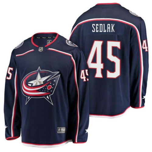 #45 Breakaway Player Home Lukas Sedlak Jersey Navy