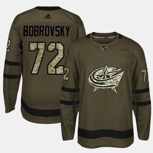 #72 Camo Salute To Service Sergei Bobrovsky Jersey