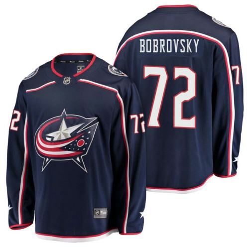 #72 Breakaway Player Home Sergei Bobrovsky Jersey Navy