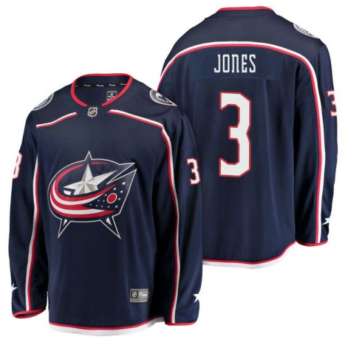 #3 Breakaway Player Home Seth Jones Jersey Navy