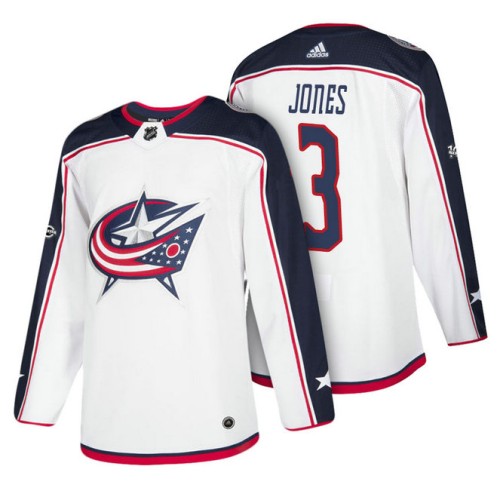 #3 Seth Jones White 2018 New Season Team Road Jersey