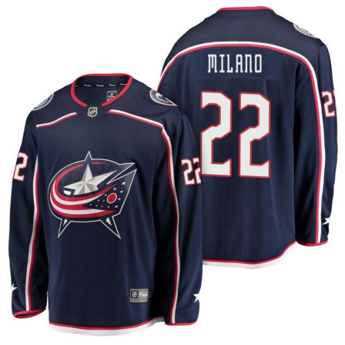 #22 Breakaway Player Home Sonny Milano Jersey Navy