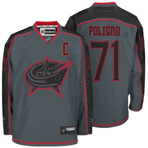 Nick Foligno #71 Storm Cross Check Premier Jersey