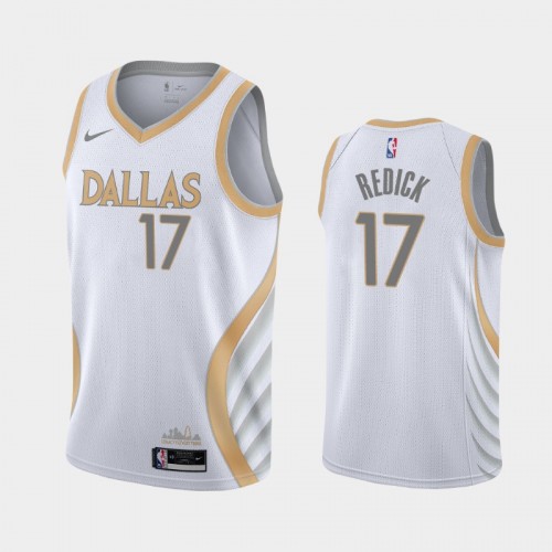 Men's Dallas Mavericks J.J. Redick #17 2021 City White Jersey