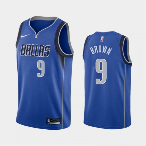 Moses Brown Men #9 Icon Edition 2021 Trade Blue Jersey
