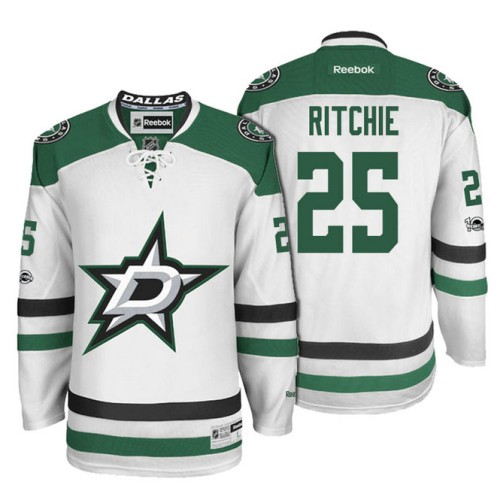 #25 Brett Ritchie White 2017 Draft New-Outfitted Player Premier Jersey