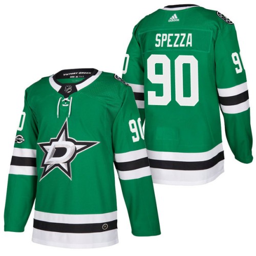 #90 Jason Spezza Green 2018 New Season Home Authentic Jersey With Anniversary Patch
