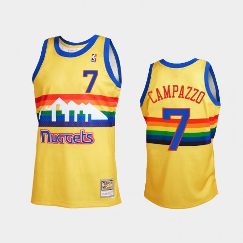 Facundo Campazzo Men #7 2021 Reload 2.0 Throwback Gold Jersey