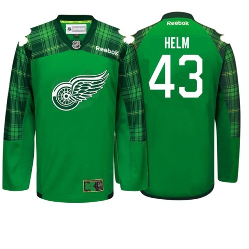 #43 Darren Helm Kelly Green Patty's Pride St. Patrick's Day Jersey