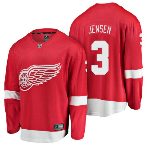 #3 Breakaway Player Nick Jensen Jersey Red